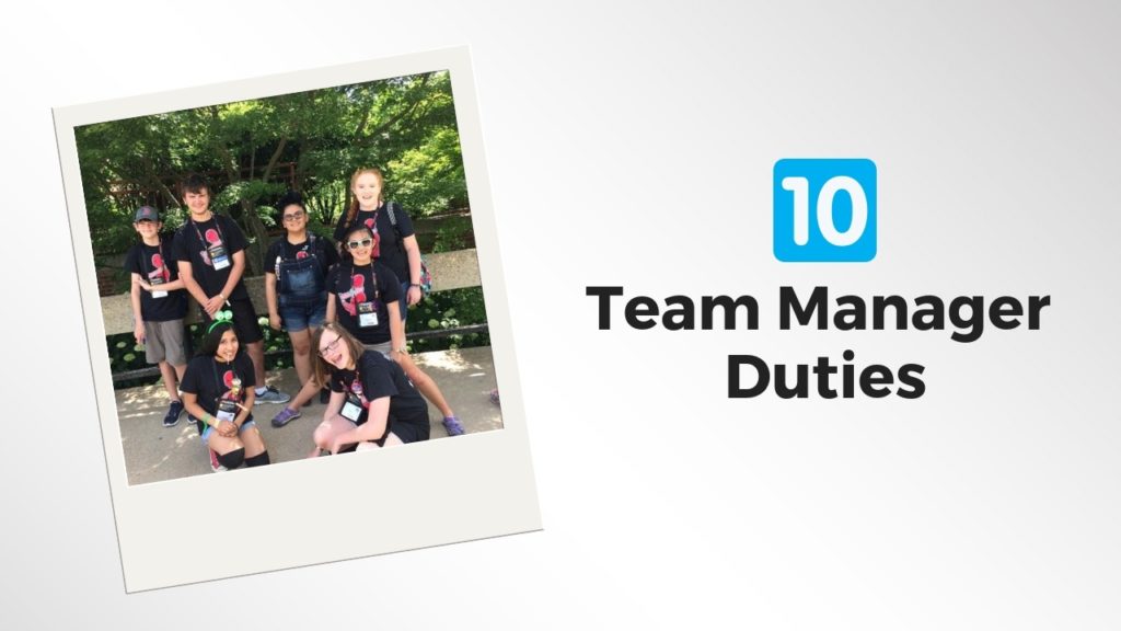 10 Team Manager Duties