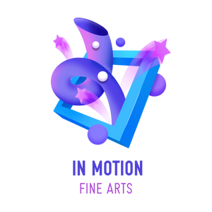 In Motion logo: image of artwork coming to life