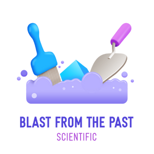 Blast from the Past Logo: image of a shovel and brush in sand