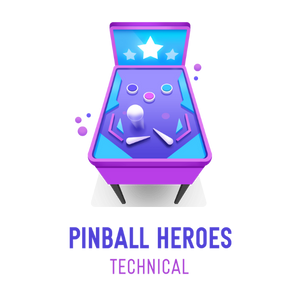Pinball Heroes Challenge Logo: Image of a pinball machine