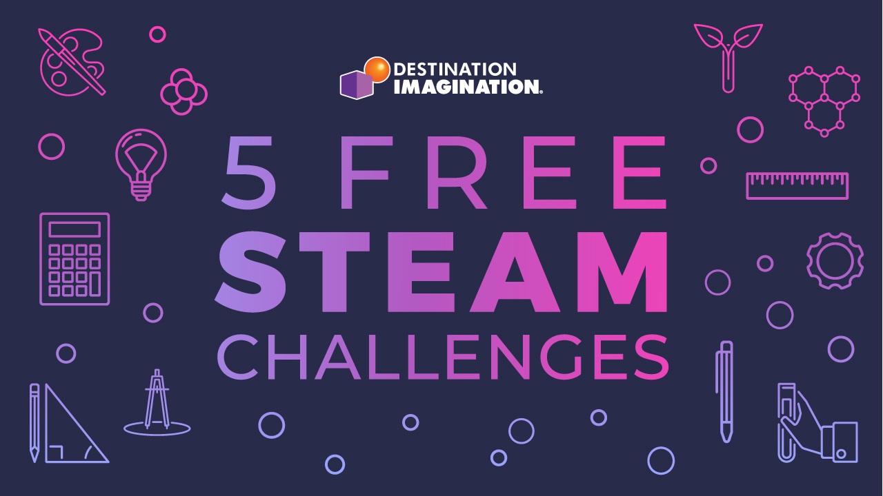 5 Free STEAM Challenges for Kids & Teens