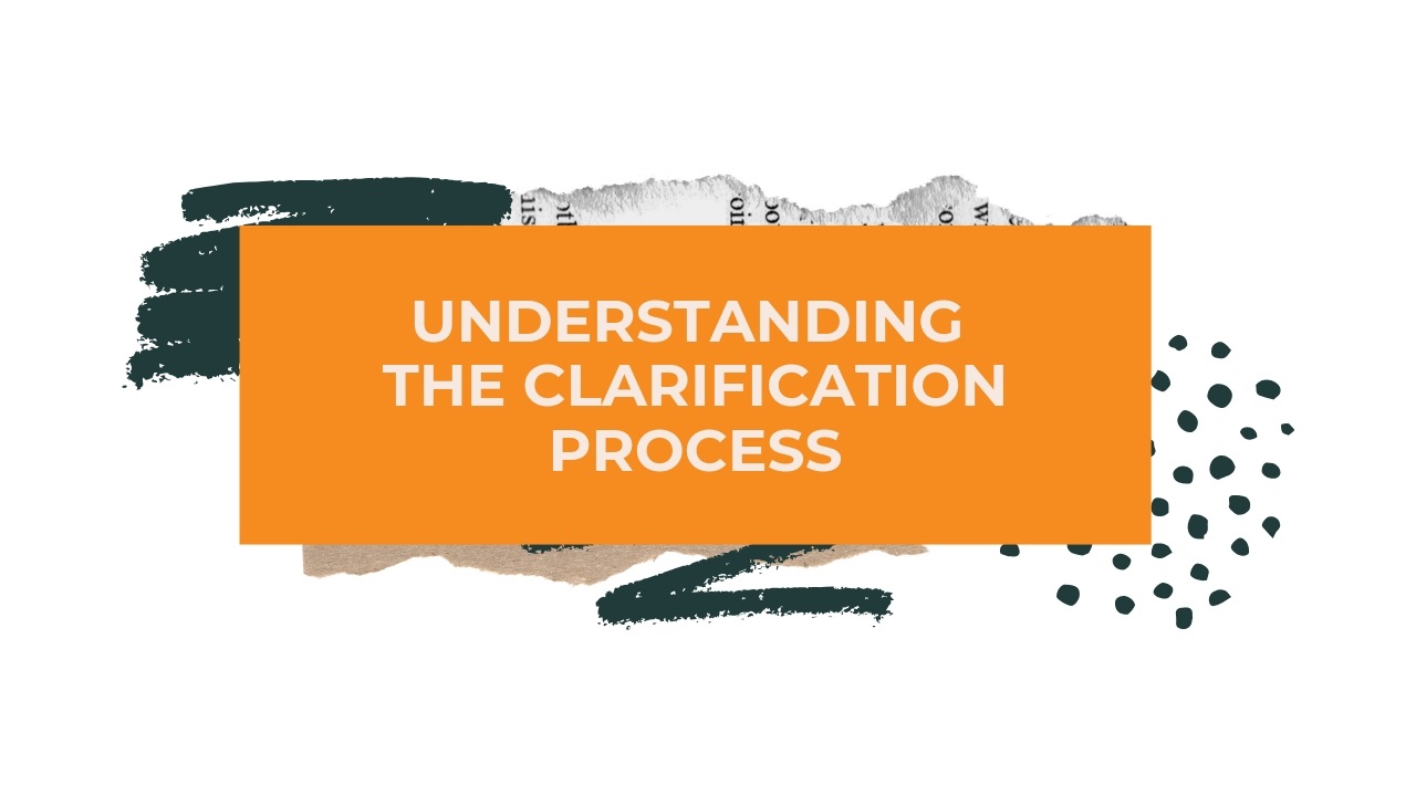 Learning About Clarifications Learning About Clarifications