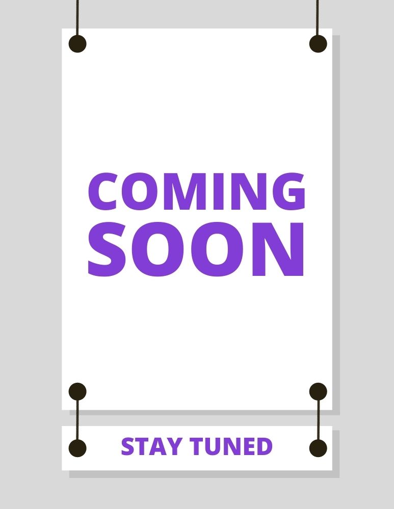 Coming Soon Materials Placeholder