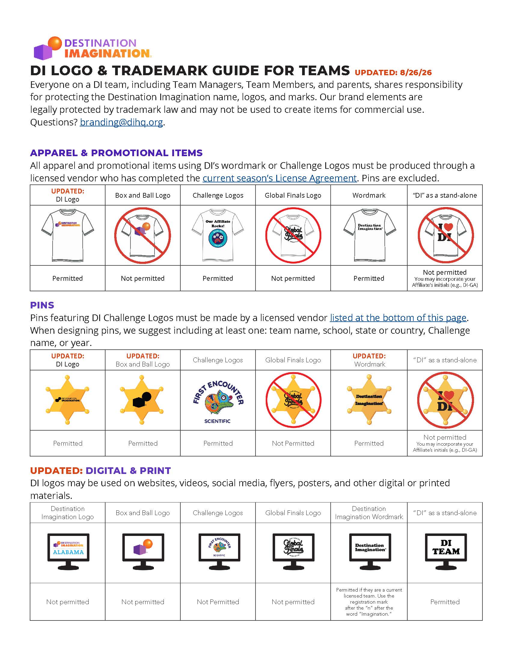 DI Logo & Trademark Guide for Teams Flyer image
