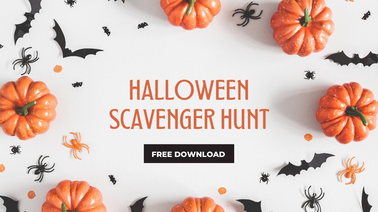 Halloween Scavenger Hunt (free and printable!)