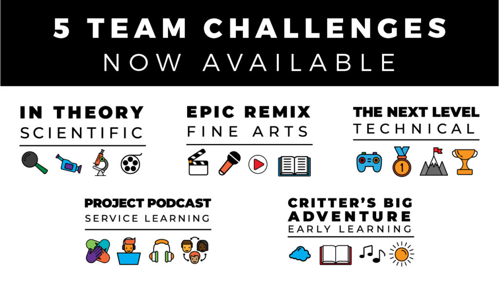 5 Team Challenges Now Available!