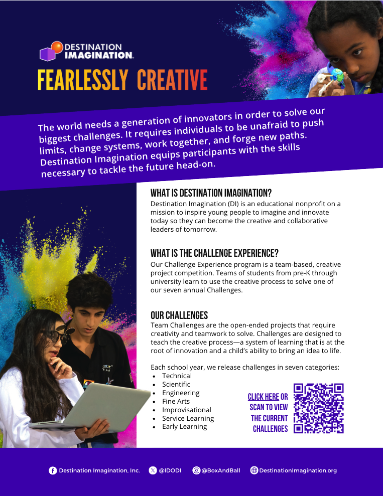 Marketing Materials - Destination Imagination