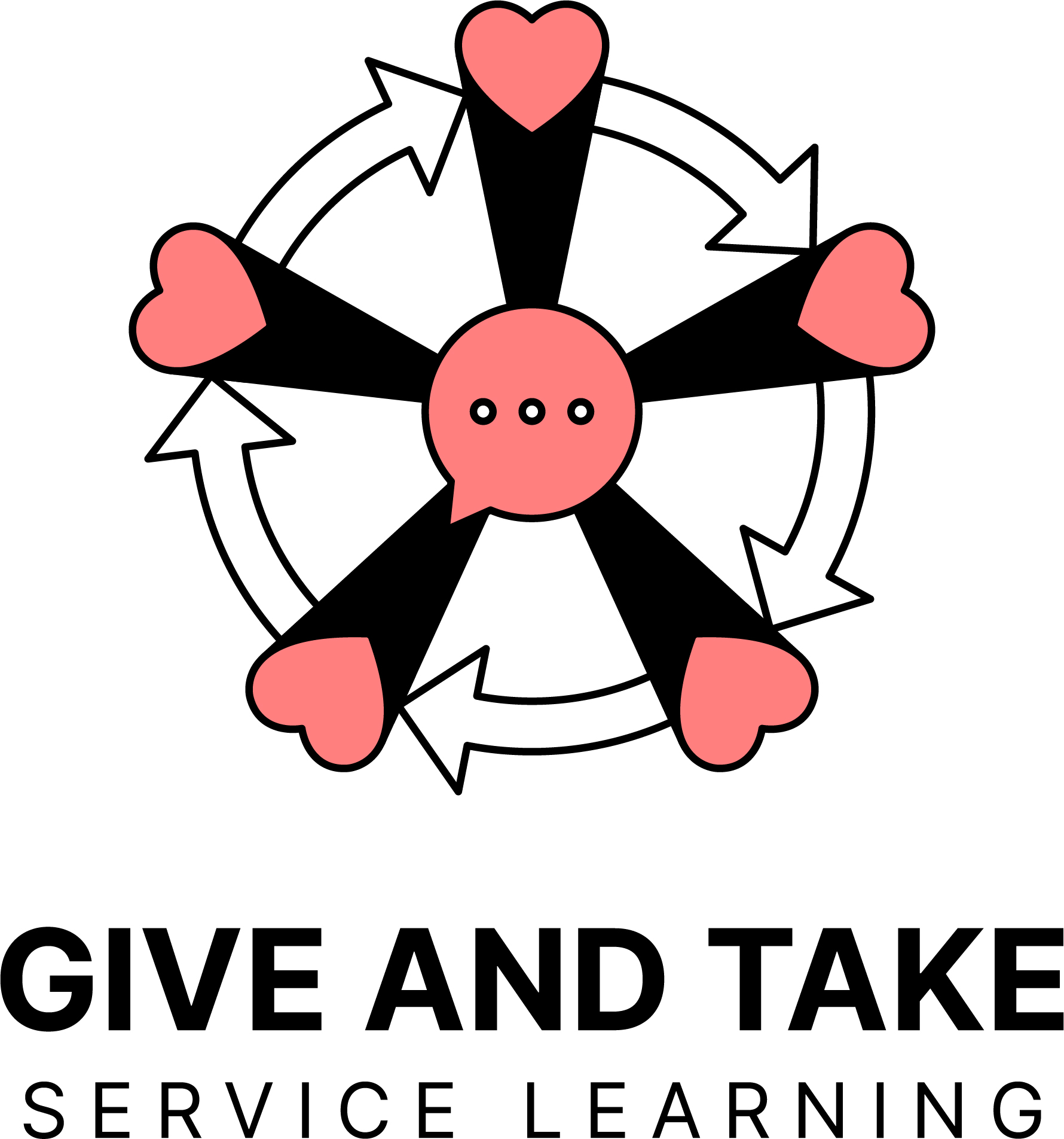 Service Learning Give and Take Icon